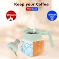 thumbnail image 3 of Cafetería de acero inoxidable A Aislamiente de 880 ml temperatura mecánica para tomar cafés té Jugo de leché bebidas heladas mantenerse caliente 6-12 horas, 3 of 7