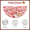 thumbnail image 6 of Lsque Sanrio Print Christmas Tree Skirt with Ties and Velcro,Xmas Holiday Decorations, Adjustable Tree Skirt-36", 6 of 6