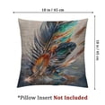 thumbnail image 4 of Ullo0ord Bird Throw Pillow Cover Decorative Pillow Case Home Decor Square Inches Pillowcase 18x18in, 4 of 7