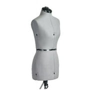 FAMILY DRESSFORM FM-L Family Large Adjustable Mannequin Dress Form Grey