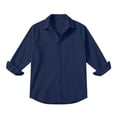 thumbnail image 4 of jjayotai Men's Oxford Shirt Long Sleeve Casual Button down Shirts Regular Fit Dress Shirts, 4 of 6