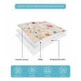 thumbnail image 5 of Quilts Full Size, Colorful Wildflower Soft Comforter Bedding Set for Bed, Botanical Vintage Floral Country Retro Lightweight Quilted Bedspread with Pillow Cover(2 Pieces) for All Season, 78x90 Inch, 5 of 6