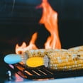 thumbnail image 4 of De agujas de maíz para barbacoa, soportes para mazorcas de maíz de acero inoxidable, soportes reutil Tomshoo Naranja/2 piezas, 4 of 7
