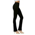 thumbnail image 3 of Conceited Women's Uplift Stretch Bootcut Knit Dress Pants with Pockets, 3 of 6