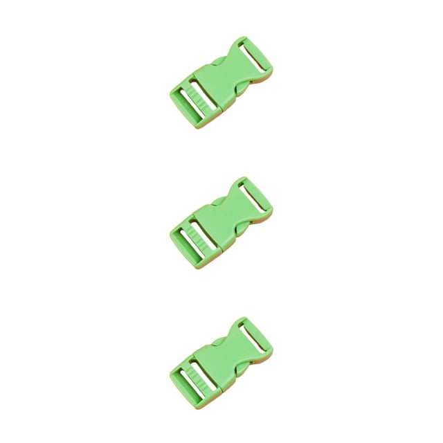 ZheElen 10pcs/set High Compatibility Buckle Strap For Convenient And Secure Fastening ABS Clasp Belt Buckles Release Buckle green 3Set