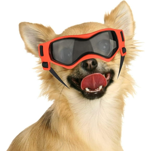 Rouge Lunette De Protection Des Yeux Pour Chien Chien Lunette De Soleil Facile Mettre Style Lunettes Pour Petits/moyens Chiens