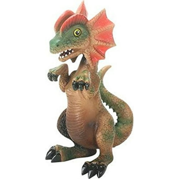 Dilophosaurus Dinosaur Figurine Jurassic Dino Collectible Decoration 4 Inch New