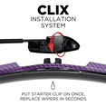 thumbnail image 3 of Purplecrbn-20 - 20" Clix Purple Carbon WIper Blade X CLip, 3 of 5