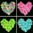 thumbnail image 4 of 100Pcs Green Glow in The Dark Stars Decals Fluorescent Stickers for Kids Room Decor, 4 of 12
