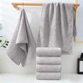 thumbnail image 1 of Solid Color Cottons Towel Household Absorbent Adult Face Towel, 1 of 6