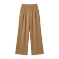 thumbnail image 5 of LIaqionyy Women Wide Leg Pants Casual High Waisted Business Pleated Dress Pant Work Slacks Trousers with Pockets, 5 of 7