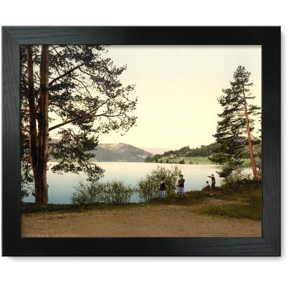 Framed Print: On The Lake, Titisee, Black Forest, Baden, Germany, circa 1890