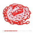 thumbnail image 3 of Uxcell 13Ft Plastic Safety Barrier Chain 2 S-Hooks, Red White, 3 of 5