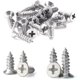 thumbnail image 1 of 200 Pcs M4 Stainless Steel Self Tapping Screws Phillips Flat Head Screws Diy Wood Screws (100 Pcs M4 X 10mm, 100 Pcs M4 X 12mm), 1 of 5