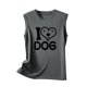 thumbnail image 4 of Tops casuales sexys de verano sin mangas para mujer Tops de chaleco sin mangas con estampado de cuello redondo regular Pompotops lopia994732, 4 of 4
