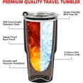 thumbnail image 3 of My Favorite Child Gave Me This Cup Travel Tumbler, Dad Gifts for Dad Father Papa Men Parents Birthday Christmas Mother''s Day and Father''s Day, 30 Oz Insulated Stainless Steel Tumbler, Black, 3 of 6