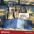4Patriots Patriot Power Sidekick Solar Generator, 300wH Portable Power