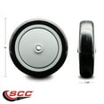 thumbnail image 2 of SCC - 5" Black Poly on Polyolefin Wheel Only - 3/8" Bore - 350 lbs Capacity, 2 of 2