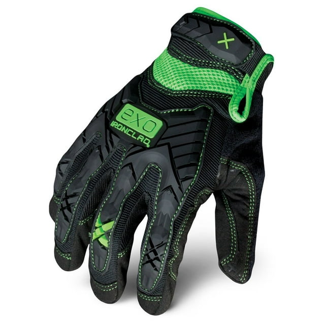 Guantes de Trabajo Ironclad Small Impact para Hombre, Negros - Paquete de 1