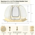 thumbnail image 3 of Costway 11 x 11 FT Outdoor Instant Tent Dome Pop up Bubble Tent for 6-10 People, 3 of 10