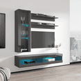 thumbnail image 3 of Fly H 34TV Wall Mounted Floating Modern Entertainment Center, 3 of 5