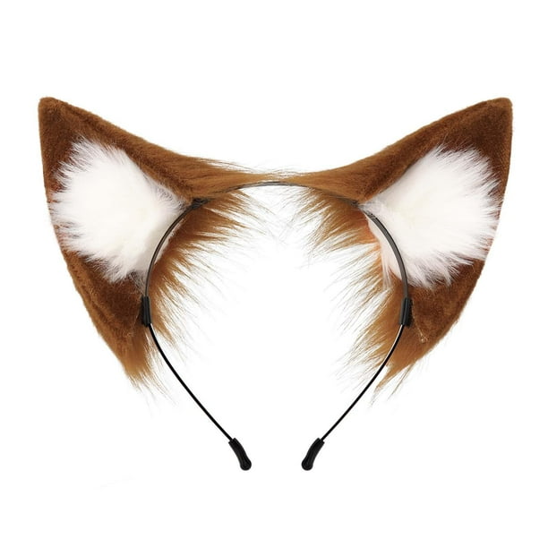 Diademas Orejas De Gato - Pack De 2 Piezas, Colores Rosa Y Blanco, Suave Poliéster, Para Disfraces, Cosplay Y Fiestas