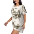 thumbnail image 2 of Lsque Western Desert Cowboys 1 Women's Short-Sleeved Pajama Set - 2 Piece Soft and Lightweight Sleepwear Set-Small, 2 of 9