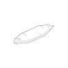 Genuine OE Mitsubishi Catalytic Converter - MN135566