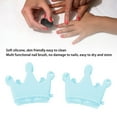 thumbnail image 4 of Silicone Nail Separator Brush Soft Crown Shape Reusable Nail Pen Manicure Pedicure Tool, 4 of 7