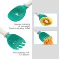 thumbnail image 1 of Cucharas para bebés con estuche seguro de viaje, cuchara de entrenamiento para alimentación de niños pequeños, utensilios de silicona, fácil agarre resistente al calor, verde ShuxiuWang 8390605816130, 1 of 1