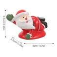 thumbnail image 2 of OUNONA 2Ud Adorno De Santa Claus De Resina Para Festiva Y Ambiente, 2 of 6