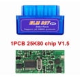 thumbnail image 2 of Escáner OBD2 V1.5 Bluetooth 5.1 para ELM327, herramienta de diagnóstico automotriz, compatible con iOS y Android, detector de coche azul, 2 of 9