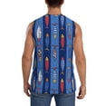 thumbnail image 4 of Balery Cute Fish Camisetas sin mangas para hombre, absorbe la humedad y protege contra el mal olor.-X-Large, 4 of 7