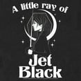 thumbnail image 2 of Men's Wednesday A Little Ray of Jet Black  Graphic Tee Black Large, 2 of 5