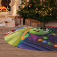 thumbnail image 6 of Lsque inside out 2 Print Christmas Tree Skirt, Tree Skirt with Ties or Velcro, Perfect for Holiday Decorations, Halloween, and New Year-36", 6 of 7