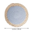 thumbnail image 2 of LOLIPPYY 2Ud Mantel De Tejido Con Borlas Claro Ideal Para Y Aislamiento, 2 of 8