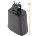 thumbnail image 3 of MasteelfCA 1 Set Metal Cowbell With Stick Hand Percussion Cowbell Noise Maker Musical Instrument, 3 of 9