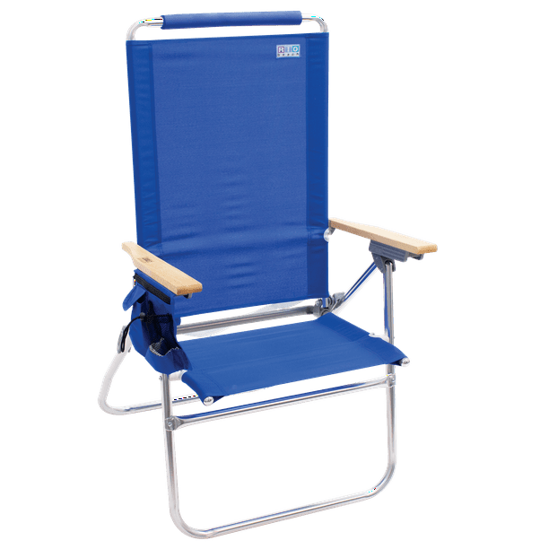 Rio Beach Hi Boy Aluminum Beach Chair Blue Adjustable Lounge Chair Walmart Com Walmart Com