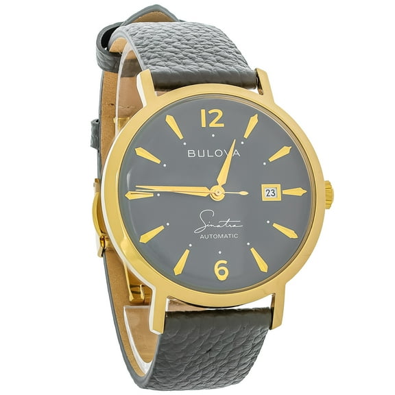 Bulova Frank Sinatra Aerojet Gold Tone PVD Automatic Men's Watch 97B203