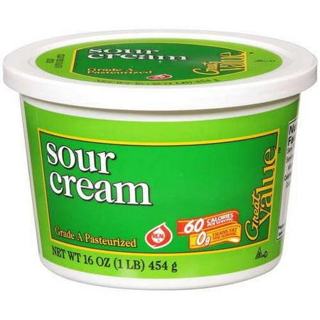Great Value Sour Cream, 16 oz