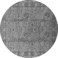 thumbnail image 1 of Ahgly Company Indoor Round Oriental Gray Industrial Area Rugs, 8' Round, 1 of 4
