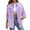 Purple, variant on Jackets for Women Women's Fashion Long-Sleeved Denim Jacket With Burrs And Holes Gifts for Women Purple,S