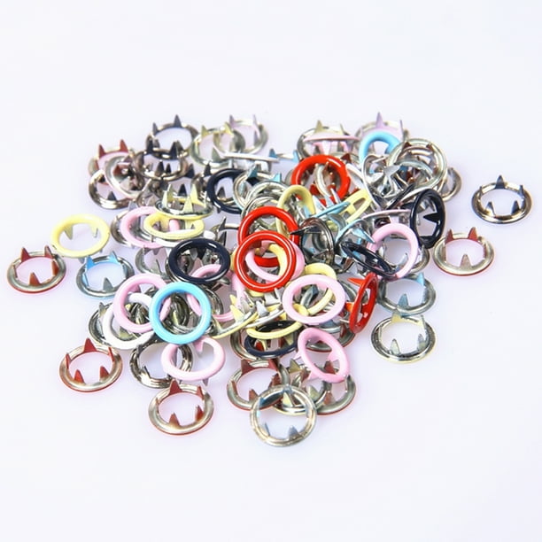 200/400PCS Snap Fasteners Kit Metal Snap Buttons With Fastener Pliers Tool Kit | UK