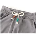 thumbnail image 4 of LYMAYTER Boys Girls Pants Kids Casual Sweatpants Elastic Waist Drawstring Comfortable Soft Spring Autumn Daily Wear, 4 of 8