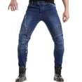 thumbnail image 2 of Takuey 2019 Waterproof Men Motorcycle Riding Pants Motocross Racing Jeans With 4 X Knee Hip Pads (XL, Blue), 2 of 4
