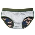 thumbnail image 5 of Men's Camouflage Flattering Fit Swim Briefs Quick Dry Swimsuit Bathing Suit, 5 of 7