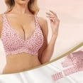 thumbnail image 6 of BWASD Womens Jelly Bra Wireless Comfortable Plunge Bralettes No Underwire Push Up Full Support with Adjustable Straps Everyday T-Shirt Bra Light Pink S-5XL, 6 of 6