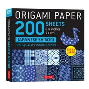 Origami Paper 200 Sheets Japanese Shibori 8 1/4 (21 CM): Extra Large Tuttle Origami Paper: Double-Sided Sheets (12 Designs & Instructions for 6 Projects Included) (Other)