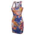 thumbnail image 7 of MixMatchy Women's Sleeveless Tie-dye Slim Fit Dress, 7 of 7
