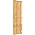 thumbnail image 5 of 32 1/4"W X 80"H Timbercraft Six 5 3/8" Boards Framed Board-N-Batten Shutters W/Z-Bar, Rough Sawn Western Red Cedar (Per Pair), 5 of 13